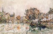 Paul Signac pont neuf oil painting